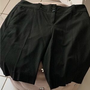 Michael Kors Womens pin stripe shorts black white striped Michael Kors Size 12